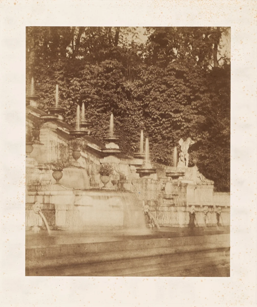 Cascade at the Chateau de St. Cloud by Louis-Rémy Robert, photograph, 1849-1859