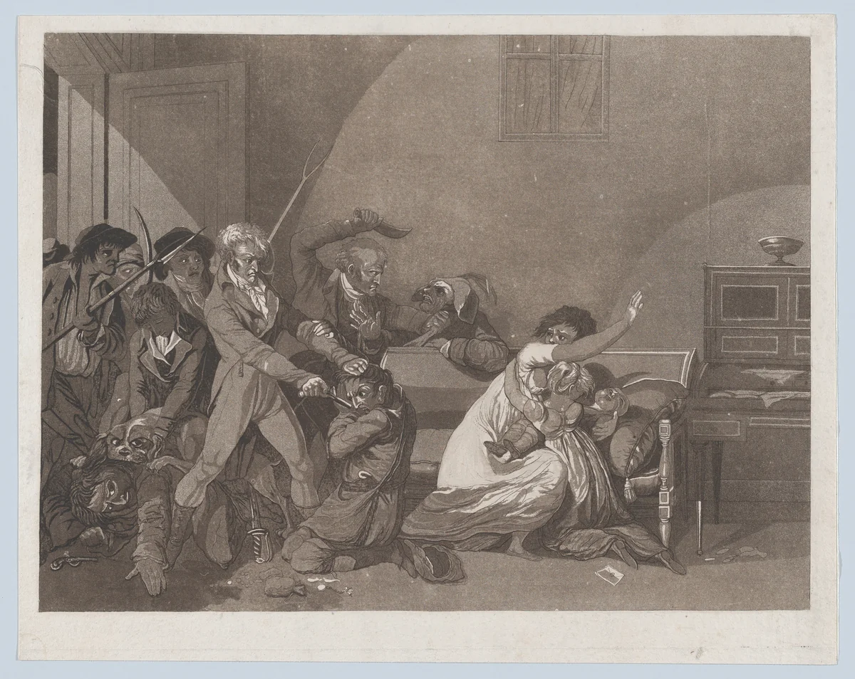 Second Scene of Thieves by Louis-Léopold Boilly, print, 1804-1810