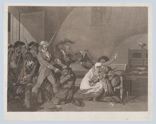 Second Scene of Thieves by Louis-Léopold Boilly, print, 1804-1810