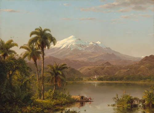 Tamaca Palms by Frederic Edwin Church, painting, 1854