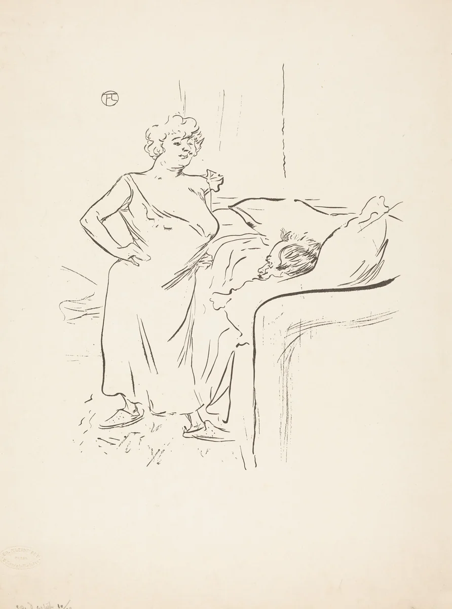 Man and Woman by Henri de Toulouse-Lautrec, print, 1864-1901