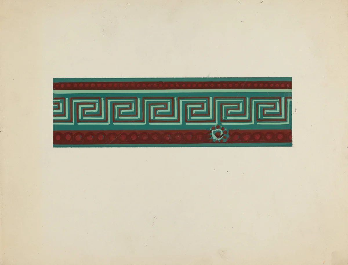 Wall Paper Border by John Garay, index of american design, 1937