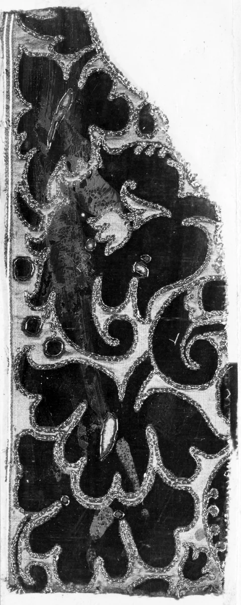 Fragment by Italy, textile, 1625-1675