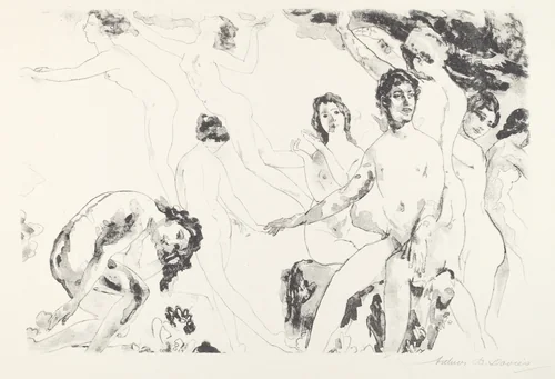 Release at the Gates by Arthur B. Davies, print, 1919-1920