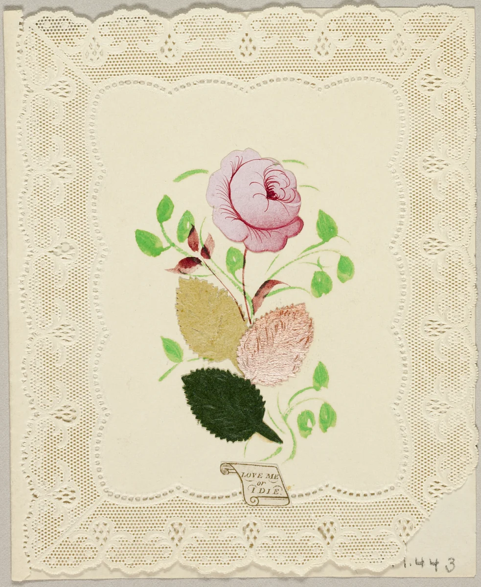 Love Me or I Die (Valentine) by Joseph Addenbrooke, other, 1835-1845