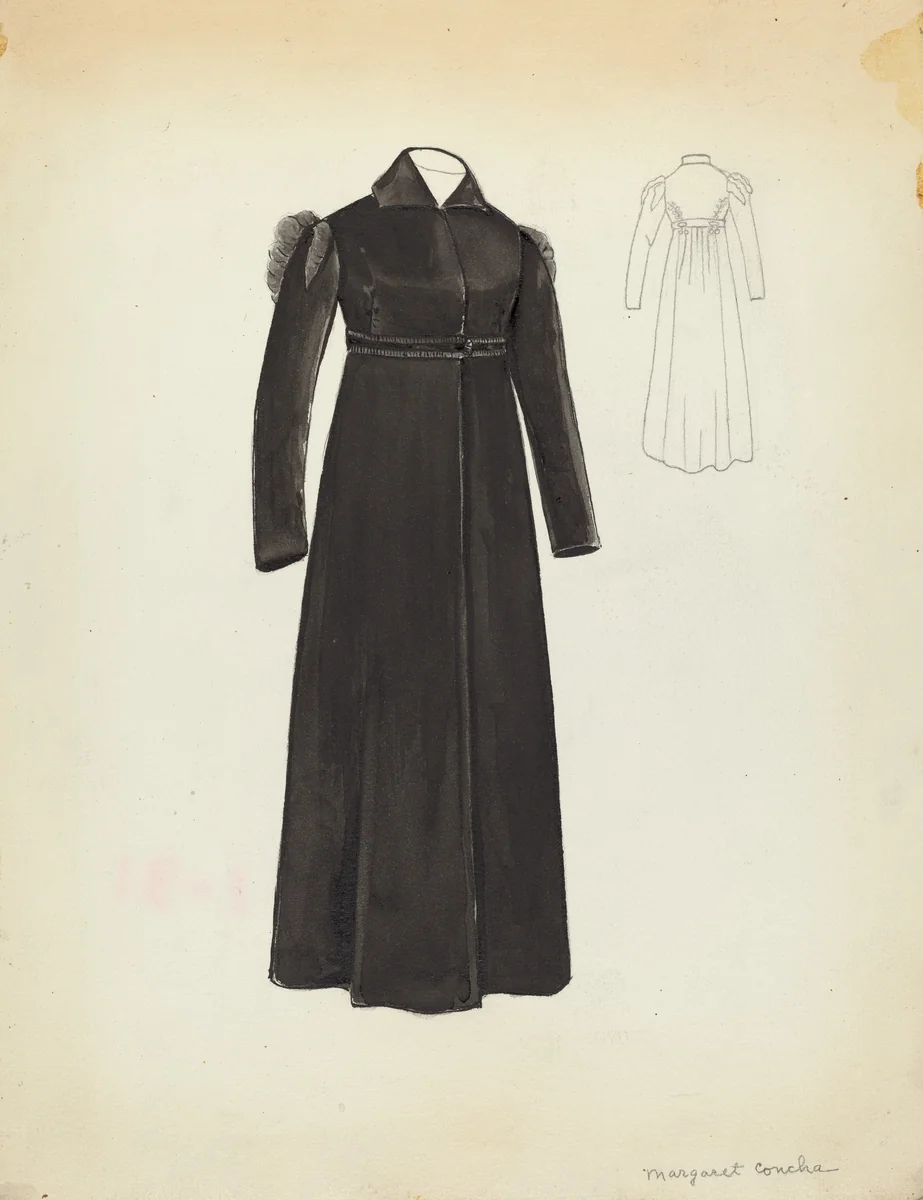 Woman's Coat by Margaret Concha, index of american design, 1935-1942