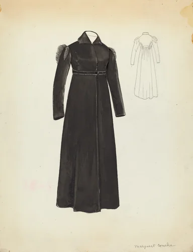 Woman's Coat by Margaret Concha, index of american design, 1935-1942