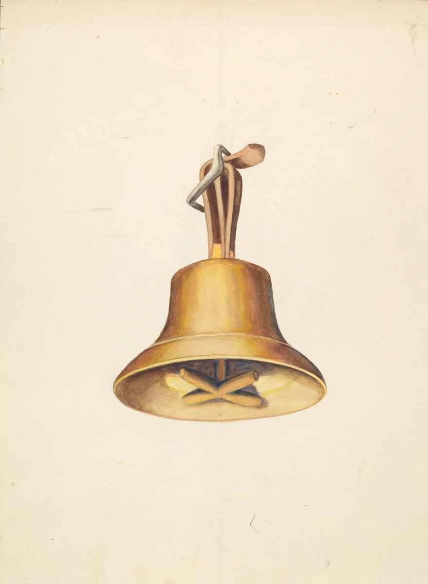 Bell by American 20th Century, index of american design, 1935-1942