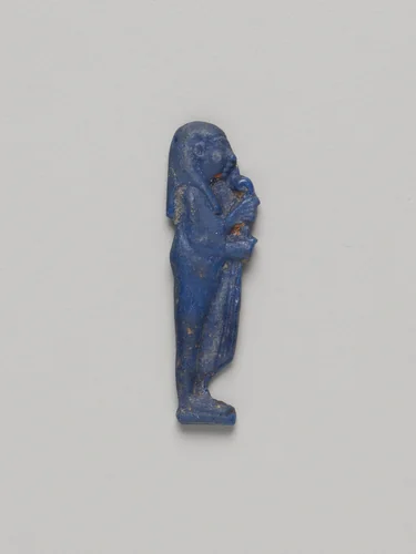 Amulet of Imsety, One of the Four Sons of Horus by Egyptian, metalwork, -332--30