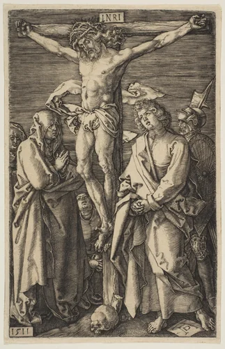 The Crucifixion, from "The Passion" by Albrecht Dürer, print, 1511