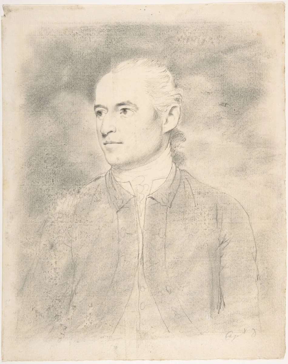 Captain Downman, the artist's brother by John Downman, drawing, 1771-1781