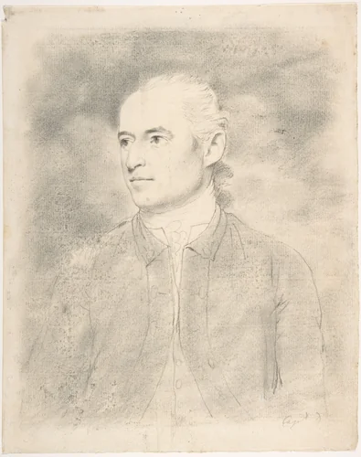 Captain Downman, the artist's brother by John Downman, drawing, 1771-1781
