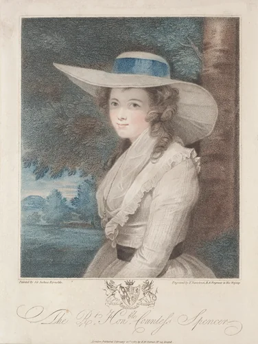 Countess Spencer by Francesco Bartolozzi, print, 1787