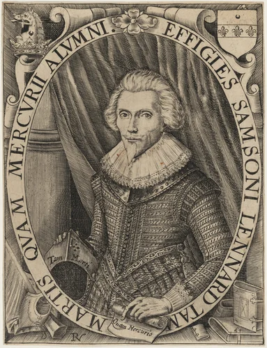 Samson Lennard by Robert Vaughan, print, 1658