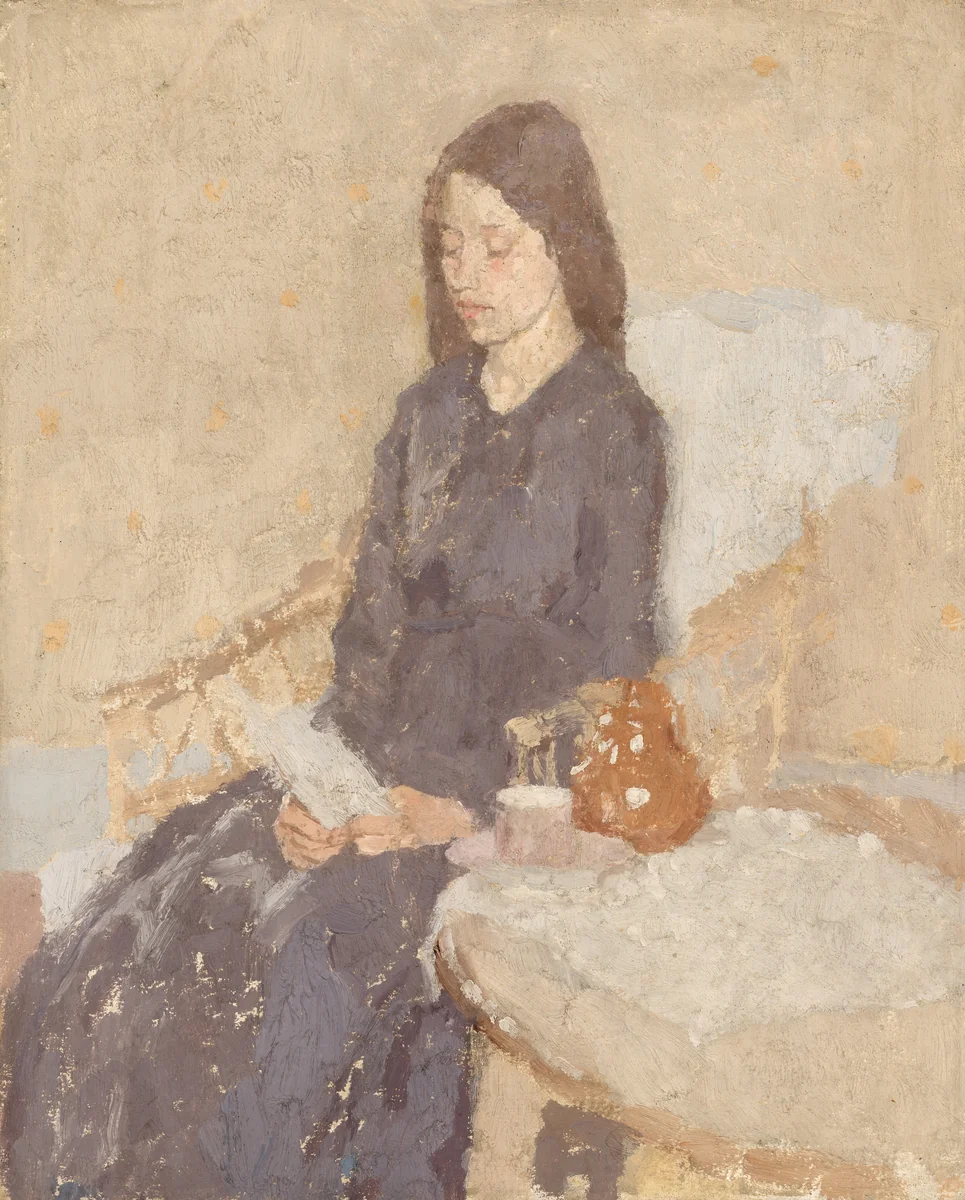 The Convalescent by Gwen John, painting, 1910-1925
