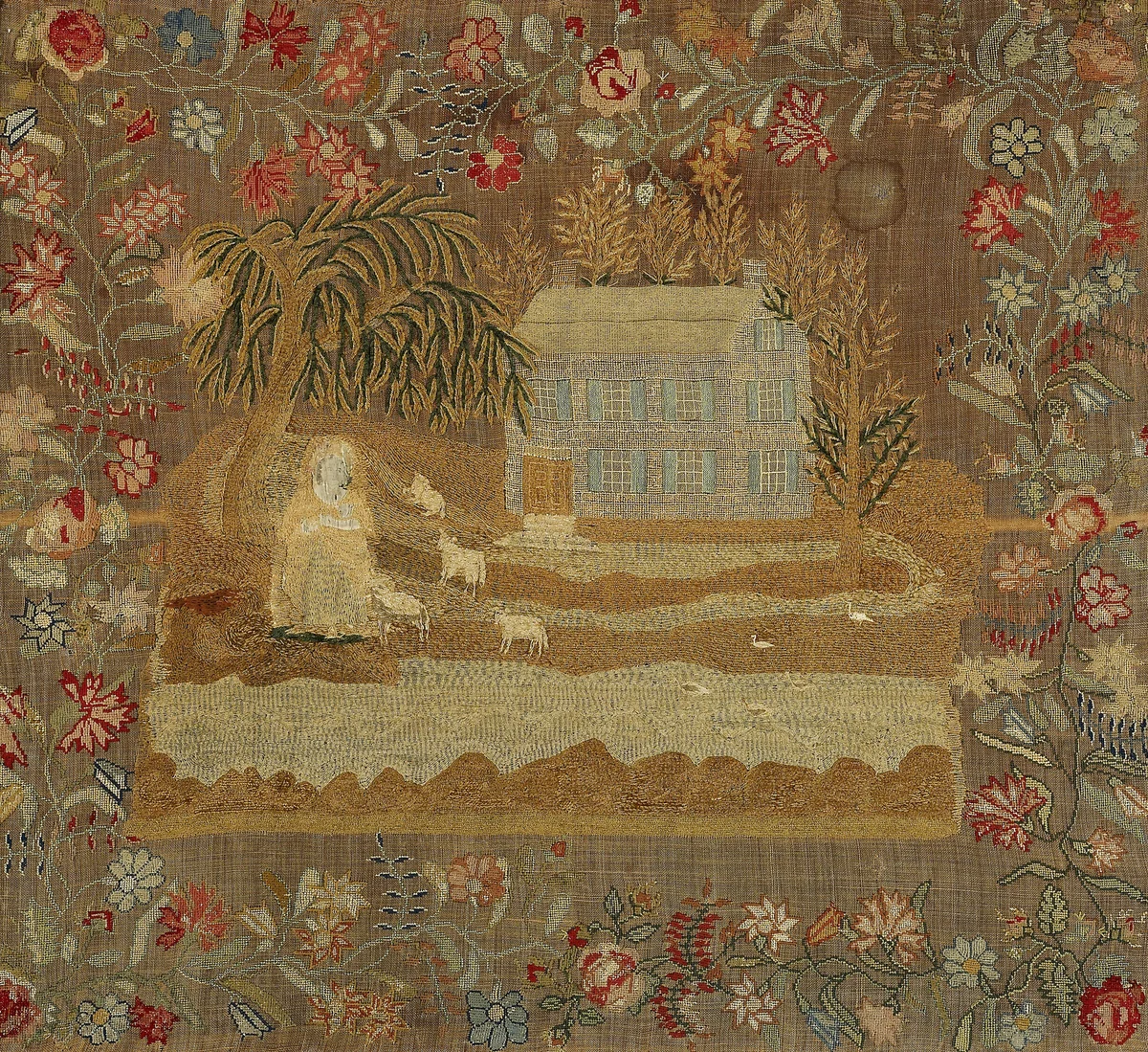 Sampler by United States Maryland Baltimore, textile, 1801-1900