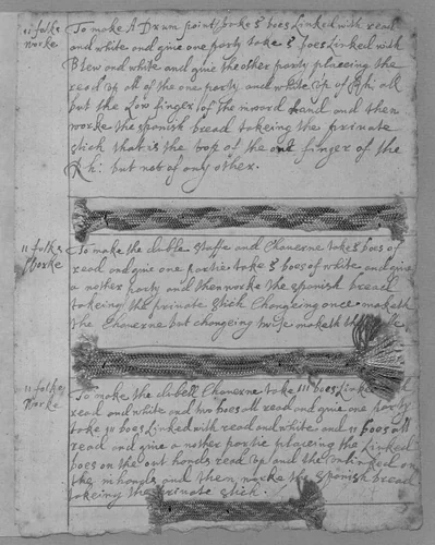 Book of Silk Braids by England, textile, 1601-1650