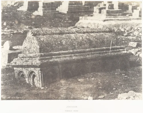 Jérusalem, Tombeau arabe by Auguste Salzmann, photograph, 1854-1859