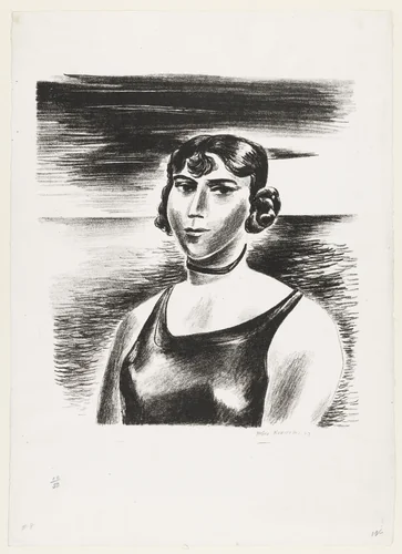 The Bather by Yasuo Kuniyoshi, print, 1927