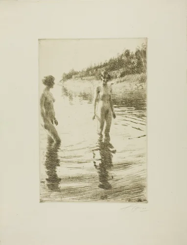Shallow by Anders Zorn, print, 1913