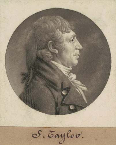 S. Taylor by Charles B. J. Févret de Saint-Mémin, print, 1805