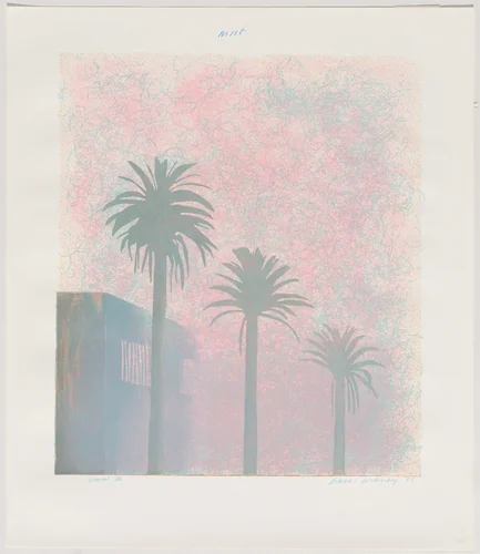 Mist by David Hockney, print, 1973