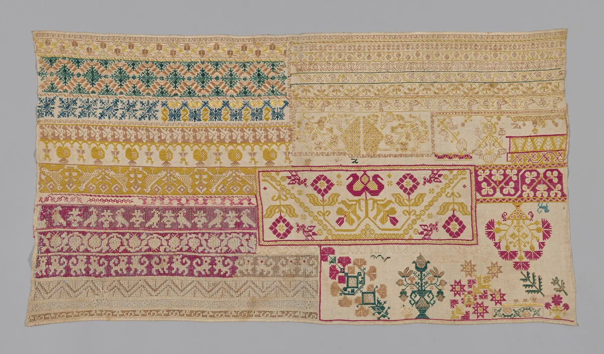 Sampler by Mexico, textile, 1801-1900