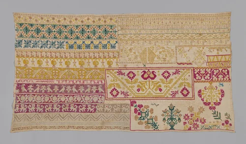 Sampler by Mexico, textile, 1801-1900