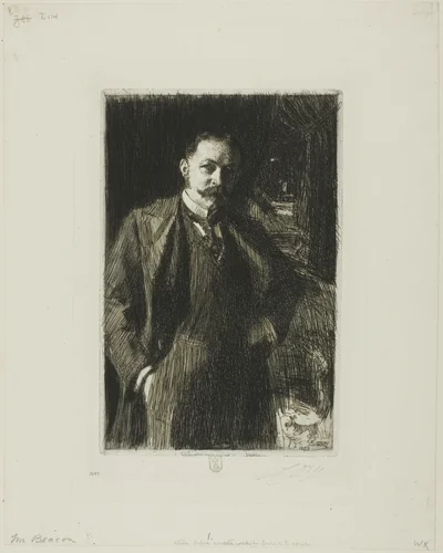 E. R. Bacon by Anders Zorn, print, 1897
