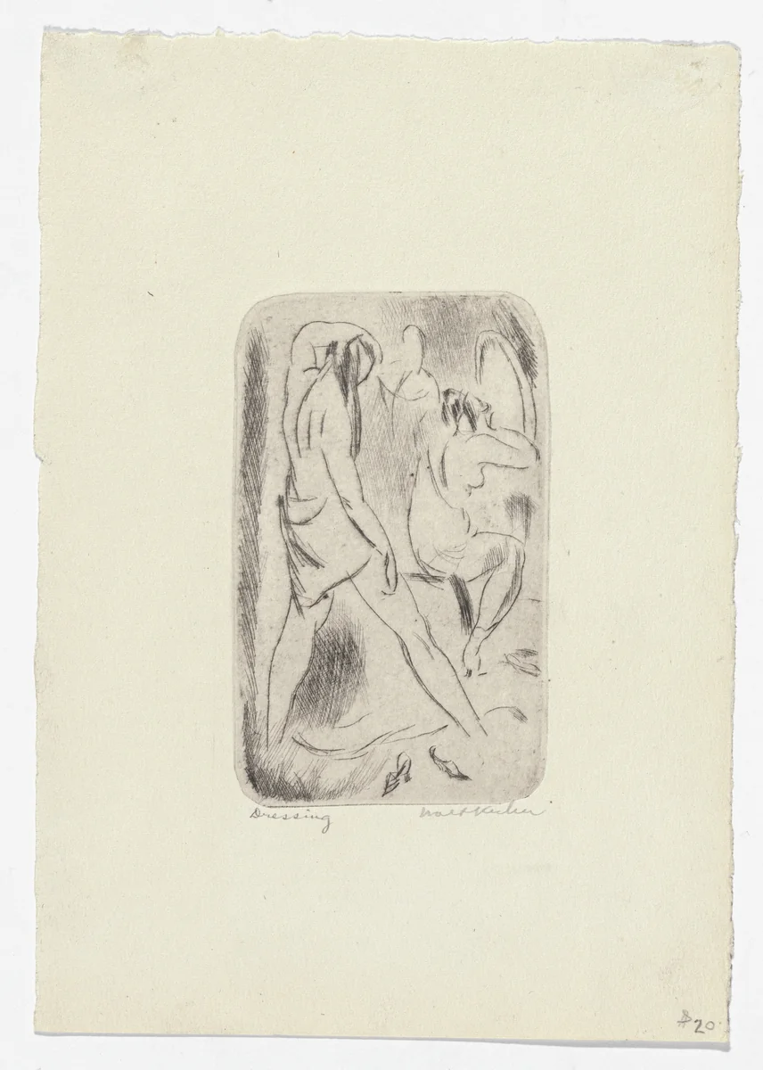 Dressing by Walt Kuhn, print, 1916