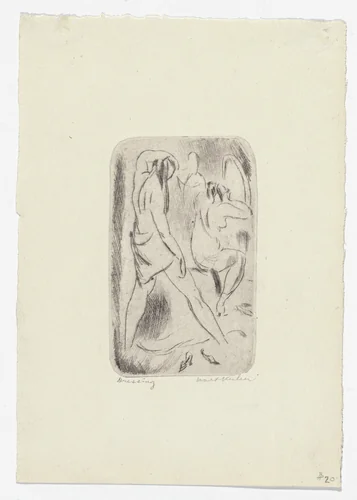 Dressing by Walt Kuhn, print, 1916