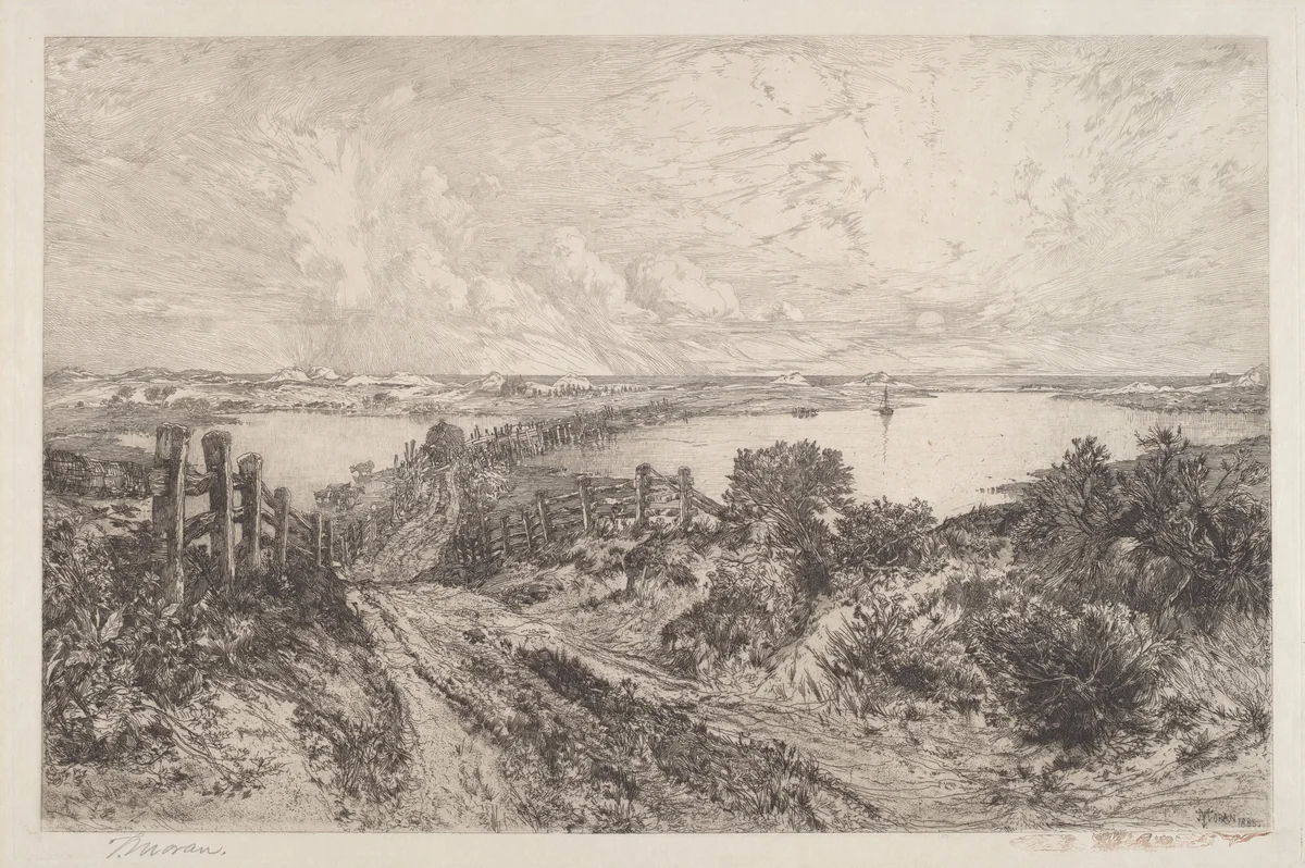 Morning by Thomas Moran, print, 1886