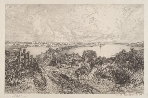 Morning by Thomas Moran, print, 1886