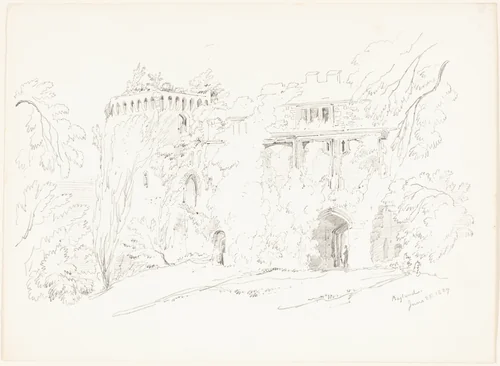 Ragland by James Bulwer, drawing, 1829