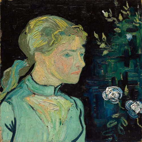 Adeline Ravoux by Vincent van Gogh, painting, 1890