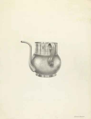 Silver Spout Cup by Holger Hansen, index of american design, 1938