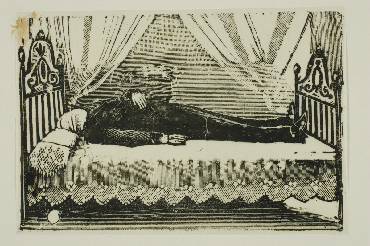 The Death of General Gonzales by José Guadalupe Posada, print, 1871-1913