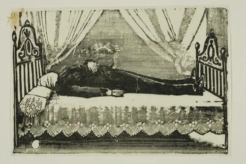 The Death of General Gonzales by José Guadalupe Posada, print, 1871-1913