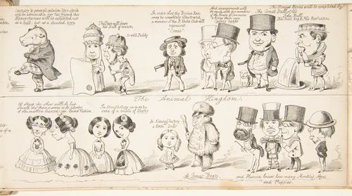 The Great Exhibition "Wot is to Be", Probable Results of The Industry of All Nations in The Year '51, Showing What is to be Exhibited, Who is To Exhibit, in Short How Its All Going to Be Done by George Augustus Sala, print, 1850