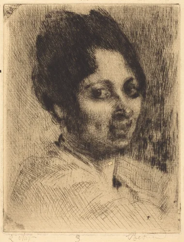 Peppina by Albert Besnard, print, 1919