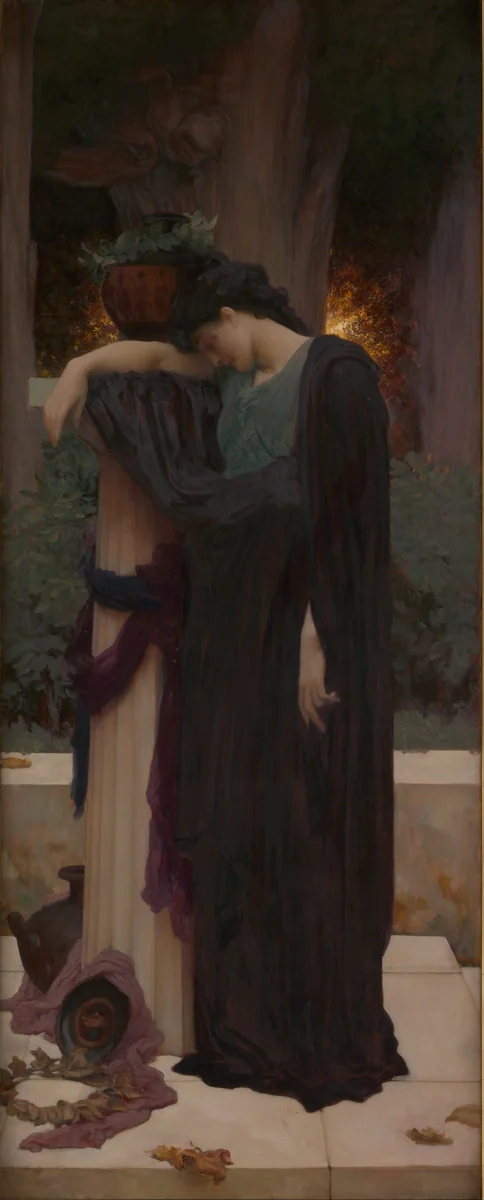 Lachrymae by Frederic Leighton, painting, 1894-1895