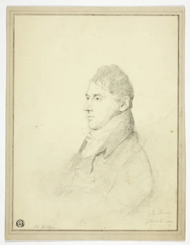 Sol(?) Walker by George Dance, II or George Dawe, drawing, 1760-1850