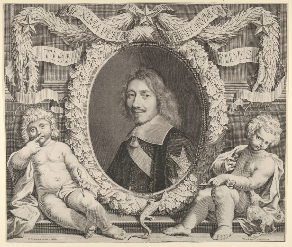 Chancelier Michel IV Le Tellier by Robert Nanteuil, print, 1657-1667