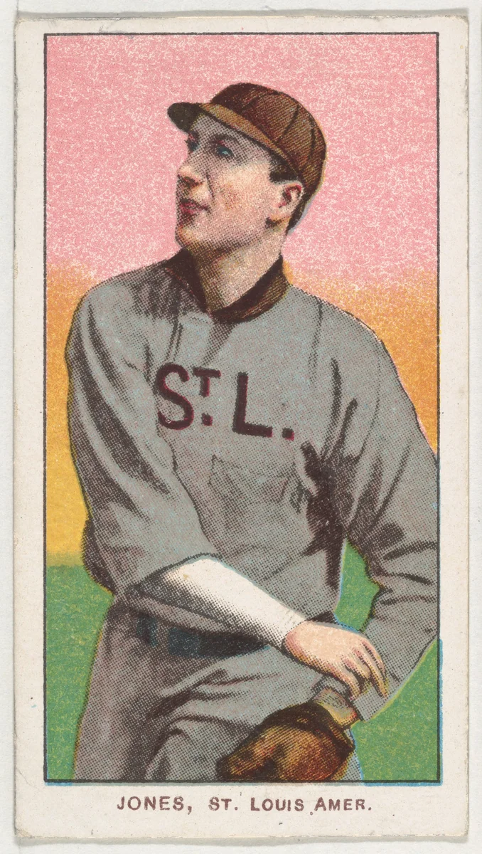 Jones, St. Louis, American League, from the White Border series (T206) for the American Tobacco Company by American Tobacco Company, print, 1909-1911