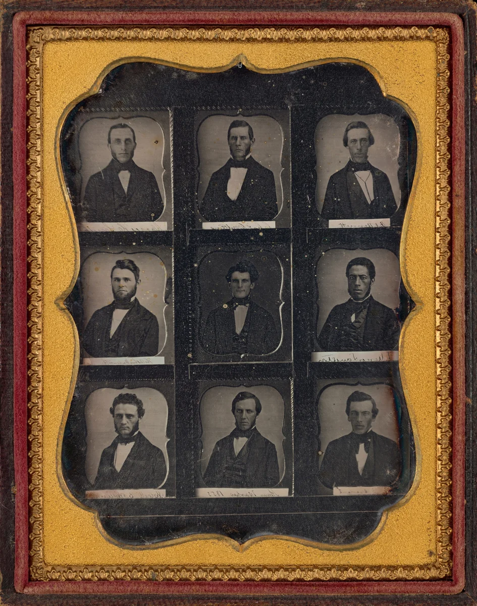 Theological Graduate School of Oberlin College, including John Mercer Langston by David Brokaw, photograph, 1852