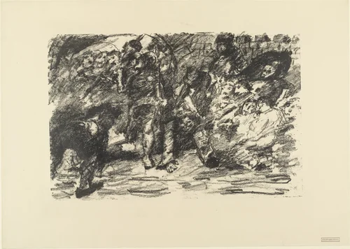 The Bearing of the Cross (Kreuztragung) by Lovis Corinth, print, 1923