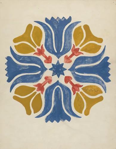 Design from Proposed Portfolio by American 20th Century, index of american design, 1935-1942