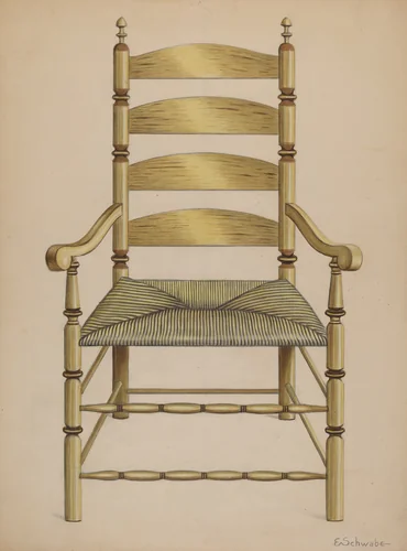 Armchair by Erwin Schwabe, index of american design, 1937