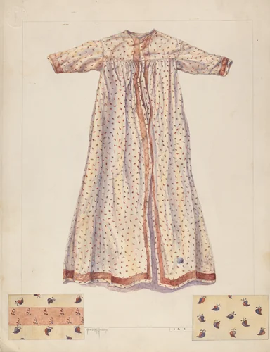 Baby's Nightgown by Maud M Holme, index of american design, 1937