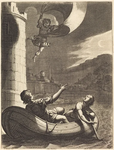 Illustration to Jean Desmarets' "L'Ariane" by Abraham Bosse
Claude Vignon, print, 1639